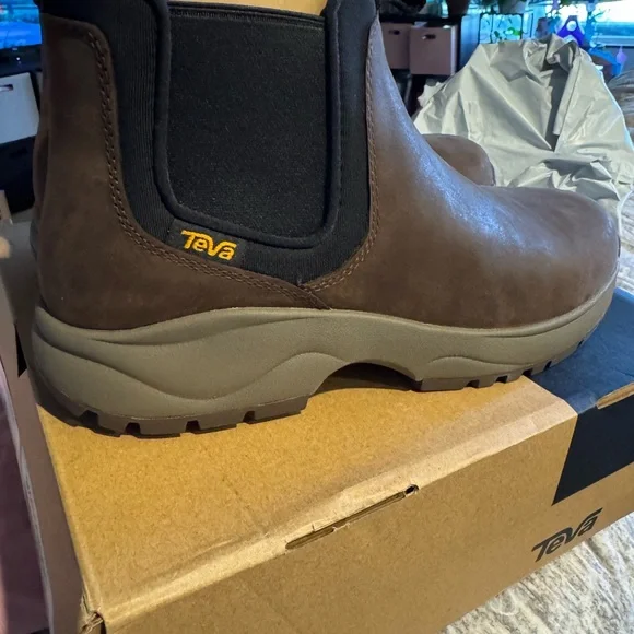 Teva Tusayan Chelsea Boot Men’s Size 8 | Waterproof Leather | NEW IN BOX - Picture 7 of 12